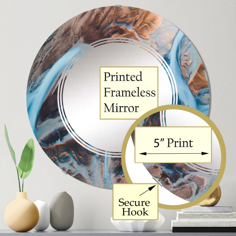 Miroir de salle de bain sans cadre, 24 po x 24 po