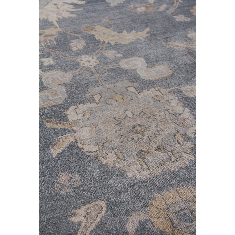 Museum Oriental Area Rug in Medium Blue, Rectangle 12' x 15'