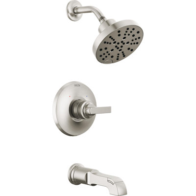 Ensemble de garniture de robinet de baignoire Tetra, ensemble de robinet de baignoire, ensemble de pomme de douche et poignée, ensemble de baignoire