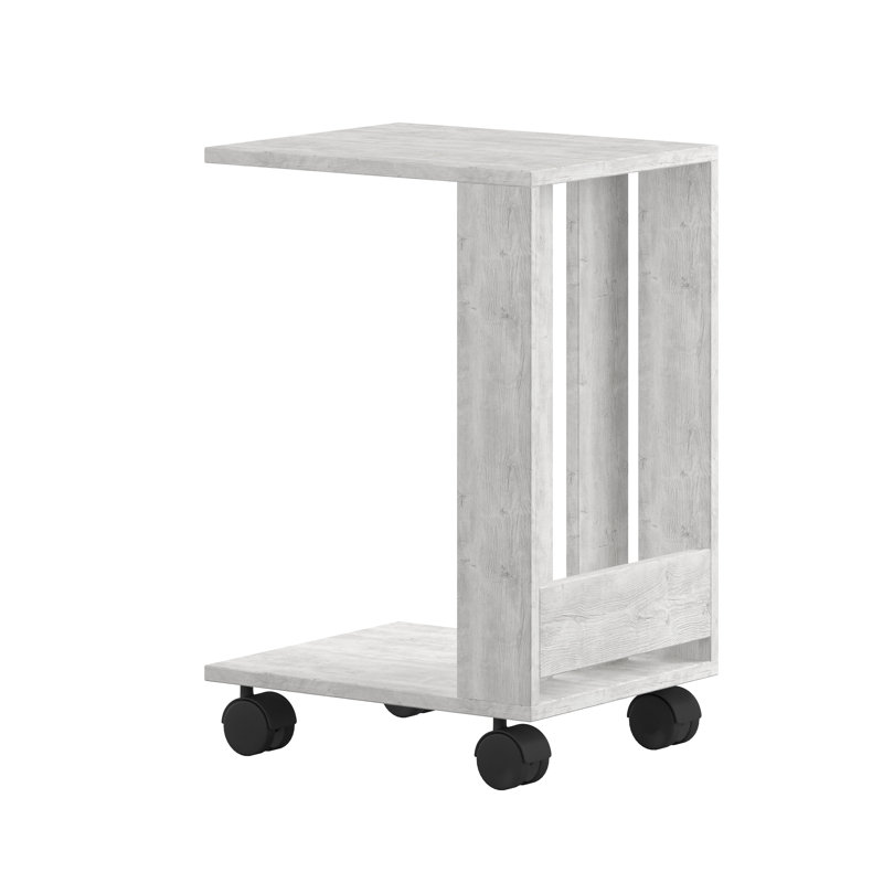 Daye End Table, Light Grey