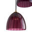 Luminaire suspendu triple Caterina - Aubergine-123554794