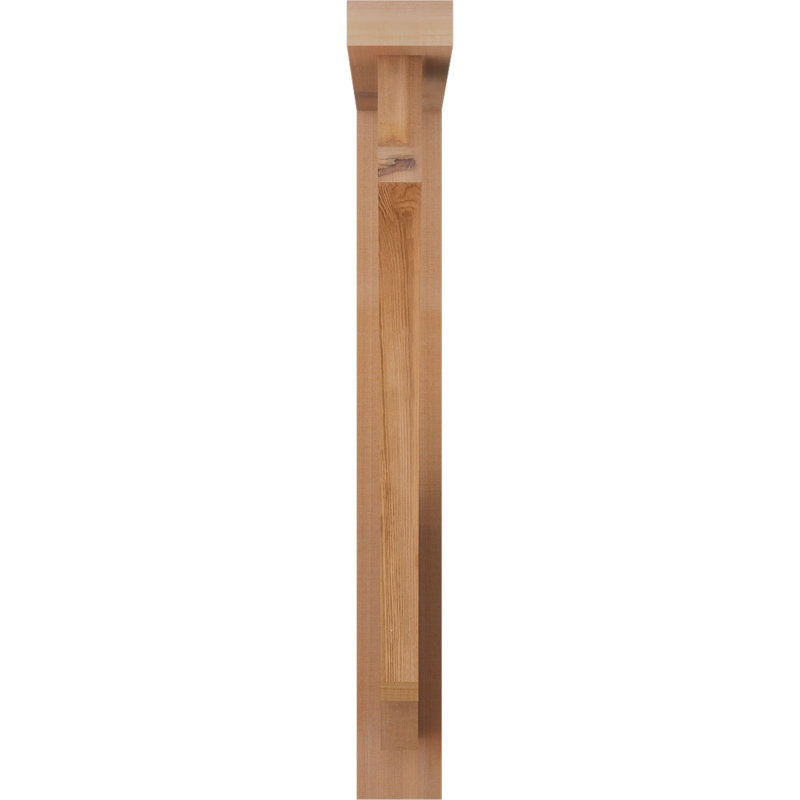 Support de bloc impérial avec entretoise décalée, 30 x 22, Cèdre rouge occidental de l 3 1/2 po (lisse)