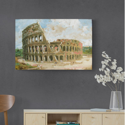 Colosseum Rome - Wrapped Canvas Print