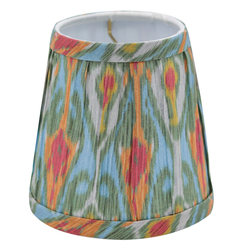 Abat-jour empire avec ajusteur de flamme, Bleu / Vert / Orange