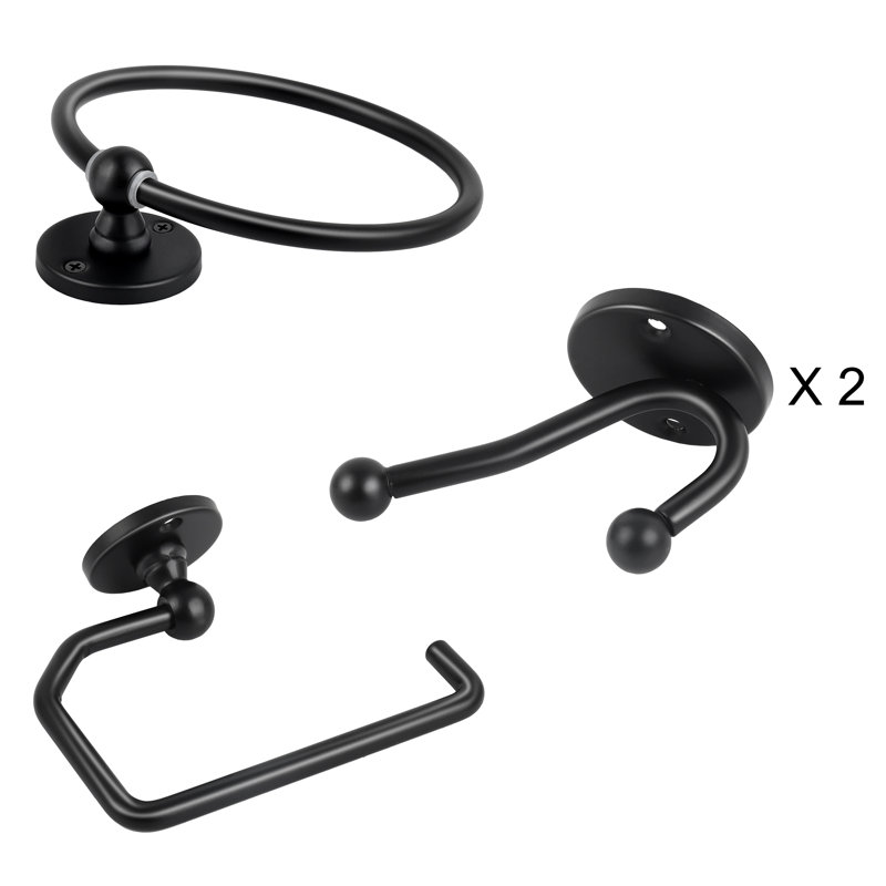 Ensemble de quincaillerie de salle de bain 4 pièces