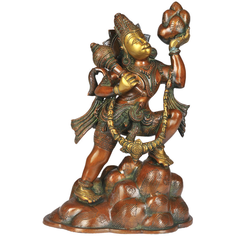 Figurine Hanuman, Sanjeevani dans sa main