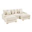 Canapé modulaire avec 2 repose-pieds-406993560