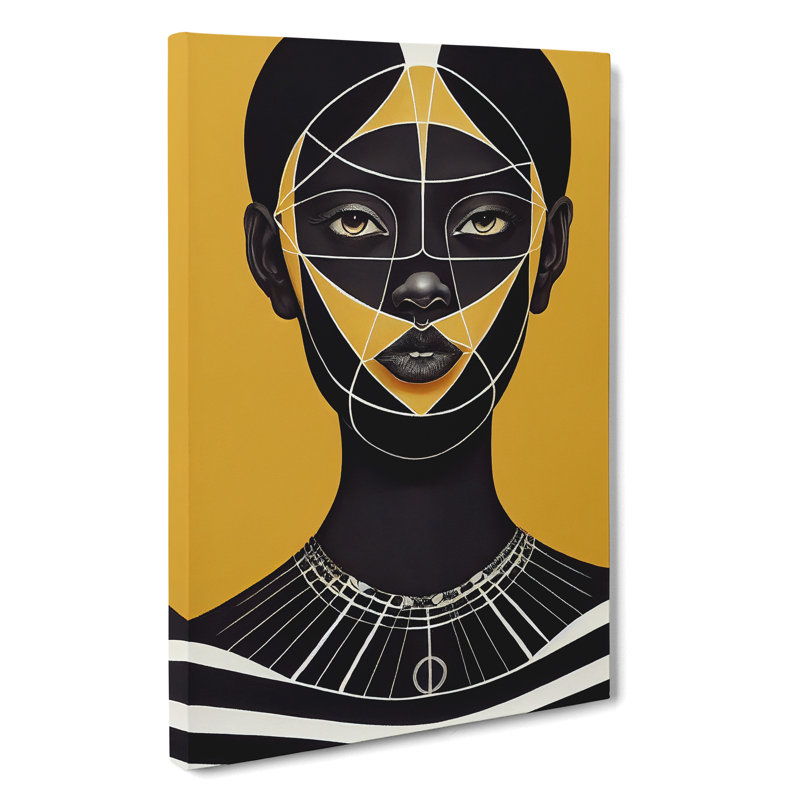 Striking Woman No.4 Abstract - Wrapped Canvas, 76cm H x 35cm W x 3cm D