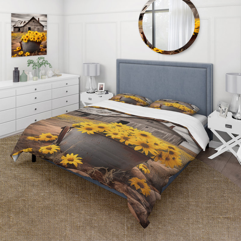 Ensemble de housse de couette en microfibre / polyester Farmhouse Timeless Charm I Bedding