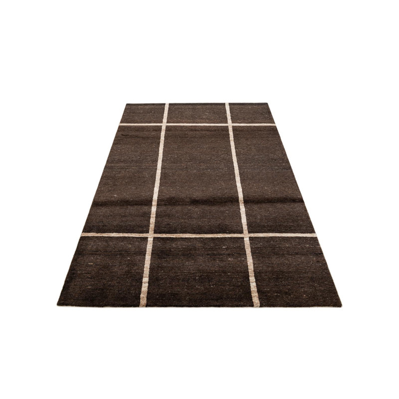 Tapis brun foncé Jahiem