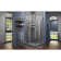Cornerview 34.5" x 72" Square Sliding Shower Enclosure