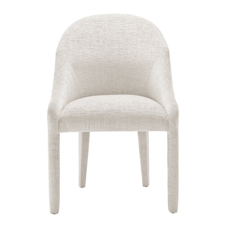 Kemanie Fabric Dining Side Chair, Seville Beige, Beige