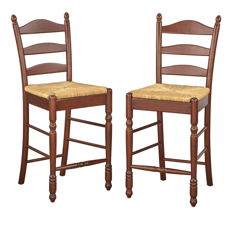 Amasya Bar & Counter Stool, Counter Stool (24" Seat Height), Walnut