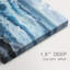 Dark Waves II - Toile tendue avec châssis encadré - Prêt à être accroché-613025171-613025173