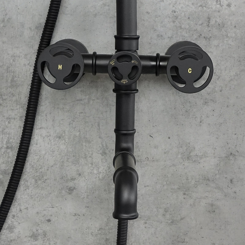 Durflinger Mixer Shower with Dual Shower Head