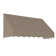 Auvent fixe en tissu acrylique San Francisco Awntech