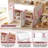 Wooden House Loft Bed with Playhouse Design, Built-In Storage and Modern Cabin Style-1904210855