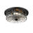 Large Industrial Flush Mount Ceiling Light, Modern Ceiling Light Fixture, Farmhouse Close To Ceiling Lighting For Bedroom, Living Room, Kitchen Island (Black, 16")-287019418-287019397-287019393