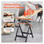 Support à roulettes robuste et réglable pour le travail du bois - Table de support portative 4 en 1 avec rouleau en V et berceau à bûches, capacité de charge maximale: 440 lb