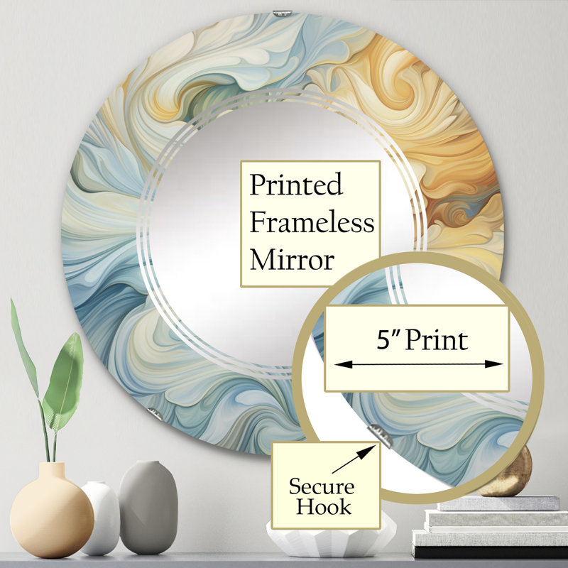 Celanova Circle Mirror, 24" x 24"