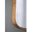 Miroir mural 27 po x 37 po avec cadre en bois Irrgeular