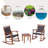 Aalap Acacia 2 - Person Patio Conversation Set