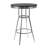 Anizoba Metal Patio Dining Set with Round Table for 2 Persons, 40.55'' H X 30'' W X 30'' D