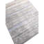 Tapis beige en soie noué à la main de conception unique 8 pi x 9 pi 11 po Labuguen