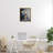 Subtle Hydrangeas in Vase Floating Frame, design by Arlington Prints-289235955-289235952