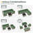 Demasi 6-Person Patio Furniture Set With Comfortable Cushions And Glass Table-1570884534