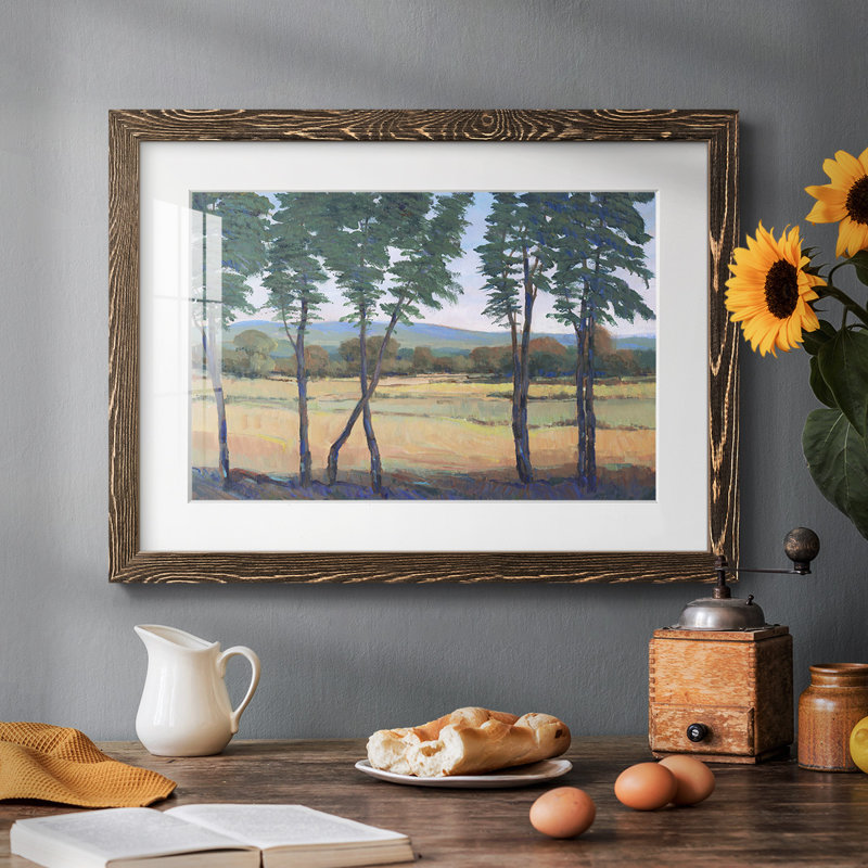 Still Morning I, impression sur papier, Noyer, H 28 po x l 42 po x P 1,5 po