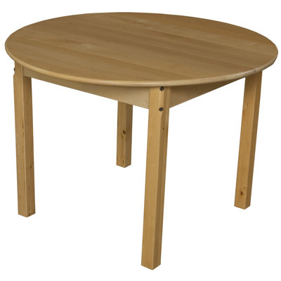 Circular Hardwood Table