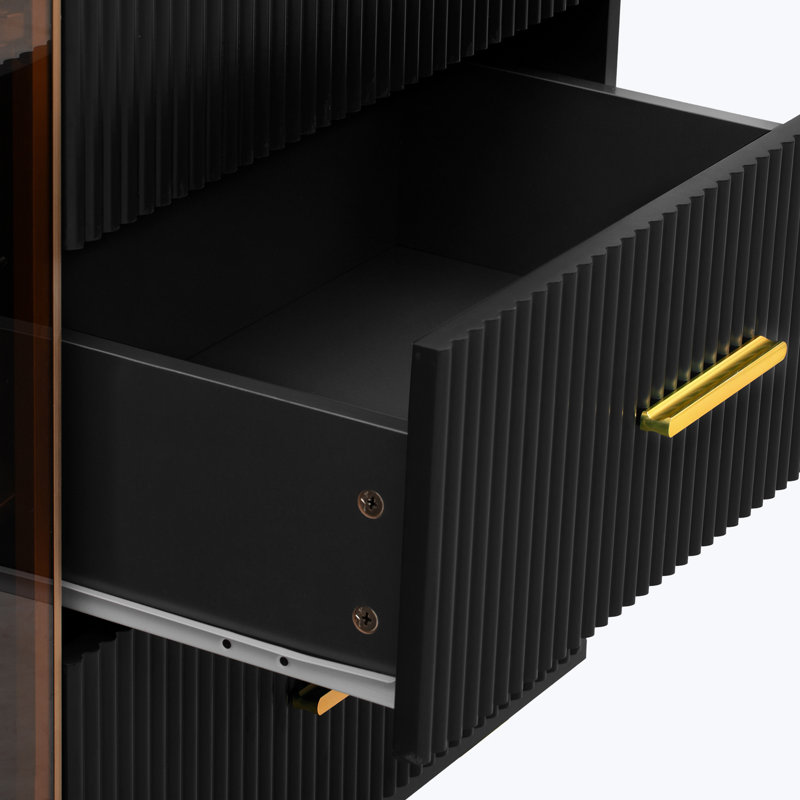 Jasmyne Accent Cabinet, Black