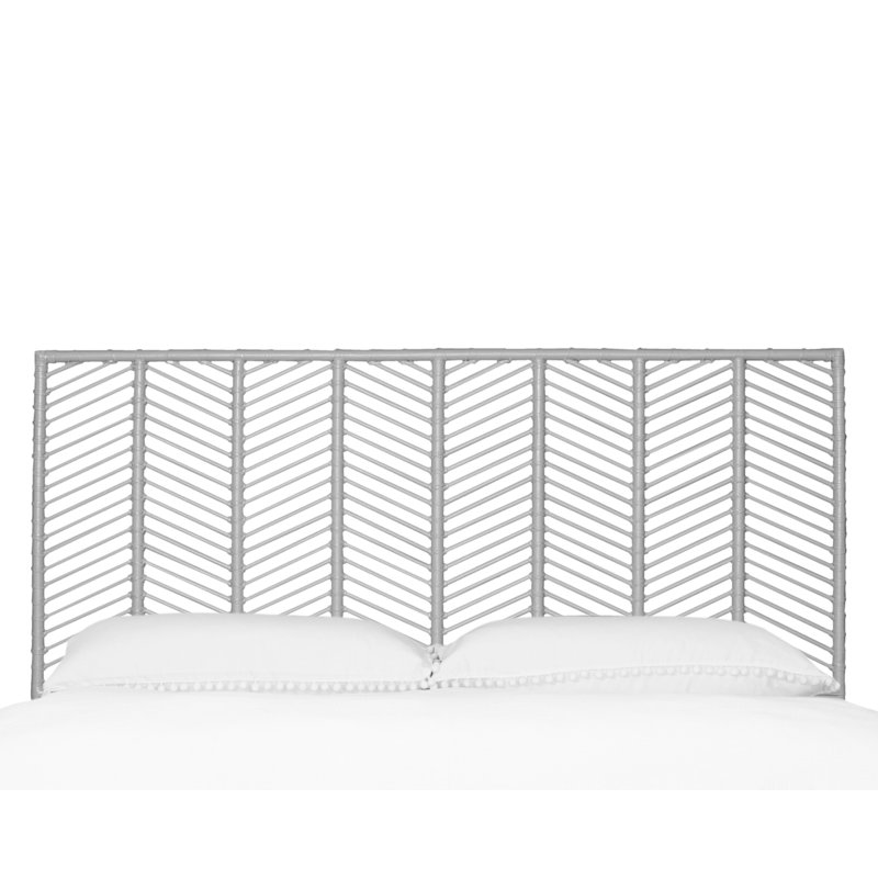 Liam Headboard, Light Grey, King