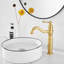 Single-handle Bathroom Faucet with Drain Assembly-83092819