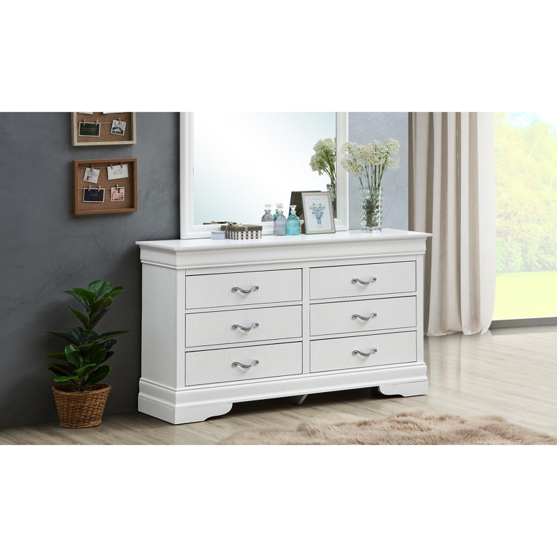 Commode à champagne en argent G6590-d Glory Furniture