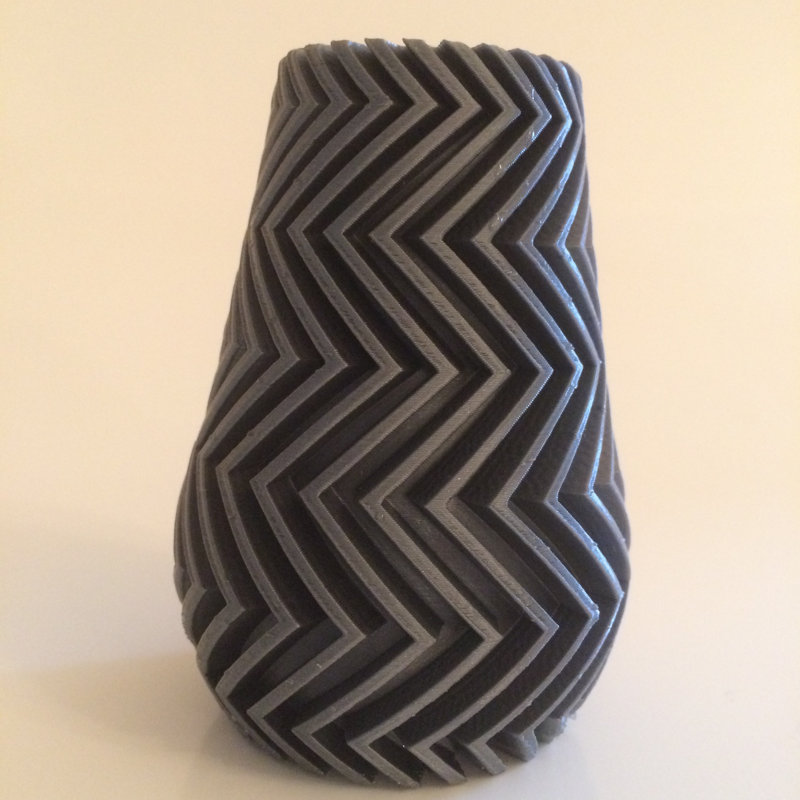 Trisler Handmade Table Vase, Grey