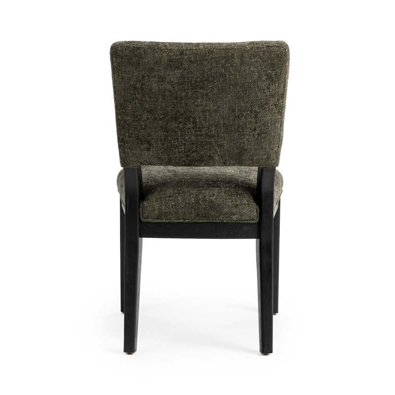 Arima Upholstered Dining Chair, Winter Fir, Black