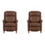 Ensemble de deux fauteuils inclinables manuels Owensville-1818578554