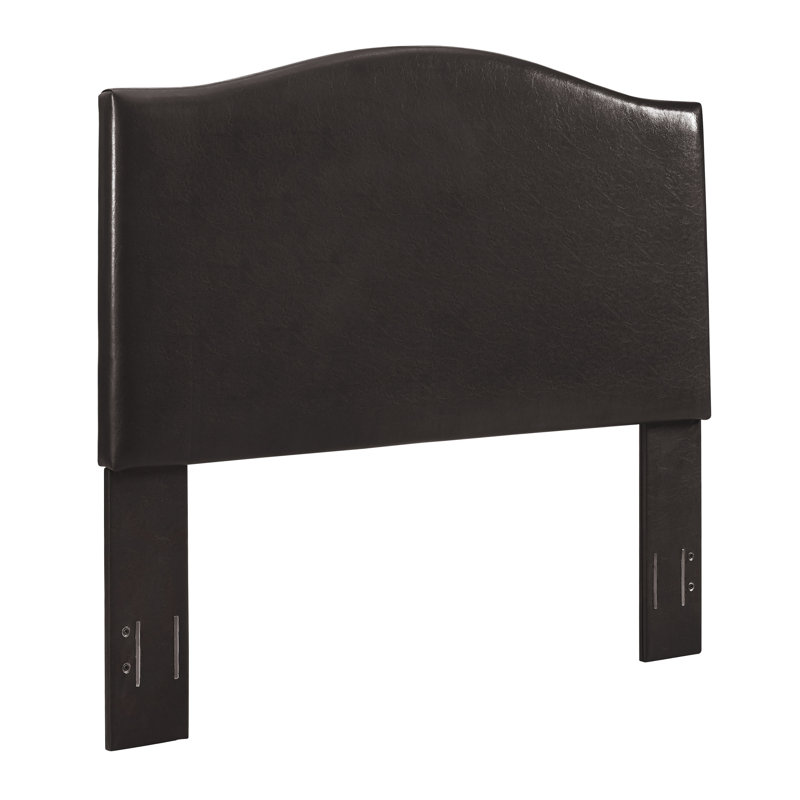 Tête de lit tapissier Benedict, Double / Grand, Cuirette brune