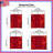 Red Bohemian Patchwork Quilted Bedspread All Sizes-129089602