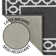 Tufted Performance Trellis Border Runner Rug