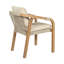 Chaise de patio avec coussin Calam