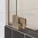  Flex X Duo 42 - 45 x 72" Frameless Pivot Shower Door 3/8" and 5/16" Flex X Clear Tempered Glass