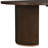 Dining Table, Oval Shape, Double Pedestal, Solid & Engineered Wood, Half-Moon Legs, Vertical Grooves, Grain Finish, Fits Up To Six People-583047310