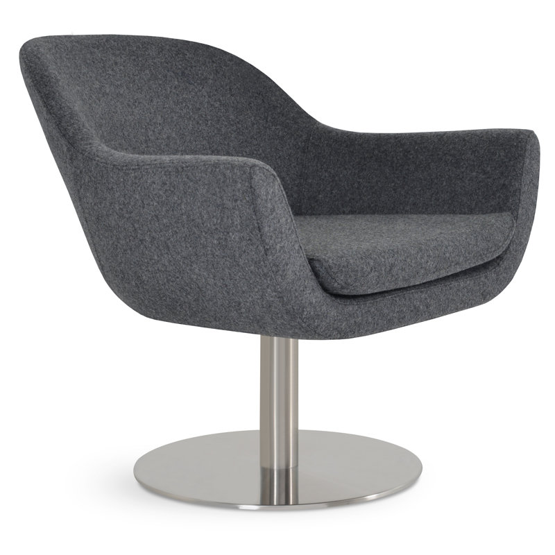 Chaise de réception Tiyren, Gris foncé