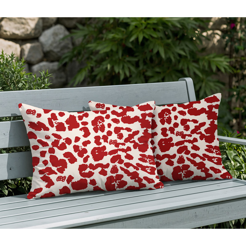 Coussin intérieur / extérieur Lexy, 25x18, Red