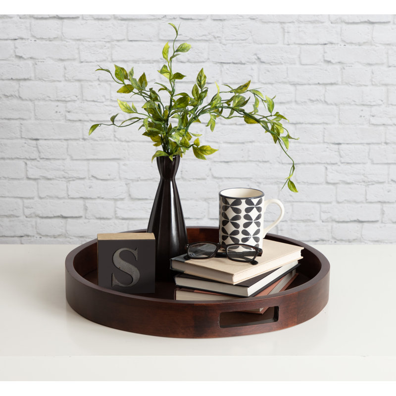 Parkside Wood Tray, Walnut Brown