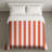 Red White Stripes Duvet Covers-125167724