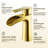 Tatcha Single Hole Single-Handle Waterfall Bathroom Faucet-110897388
